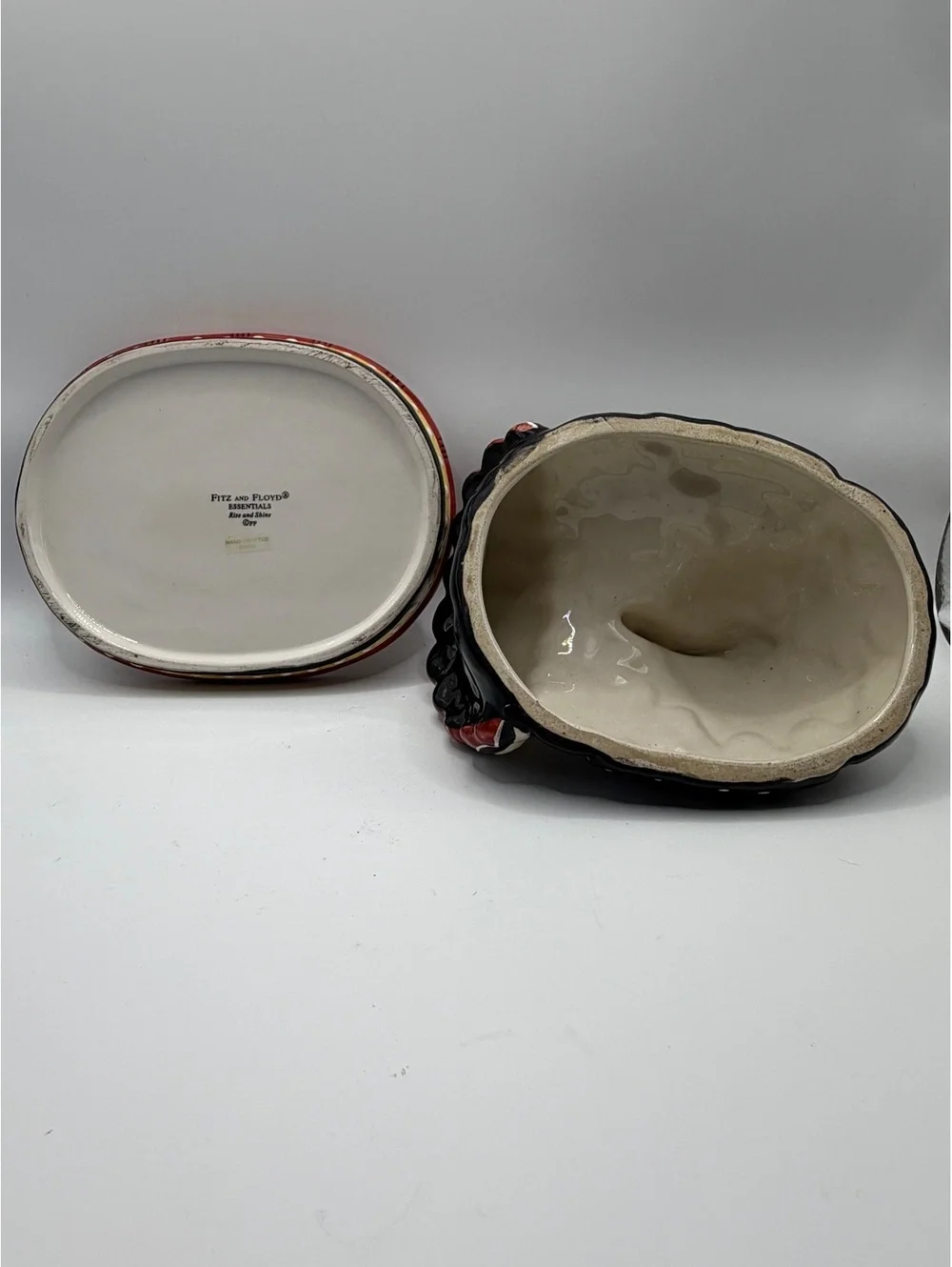 Price and Plympton Ceramic Chicken Covered Dish with Base